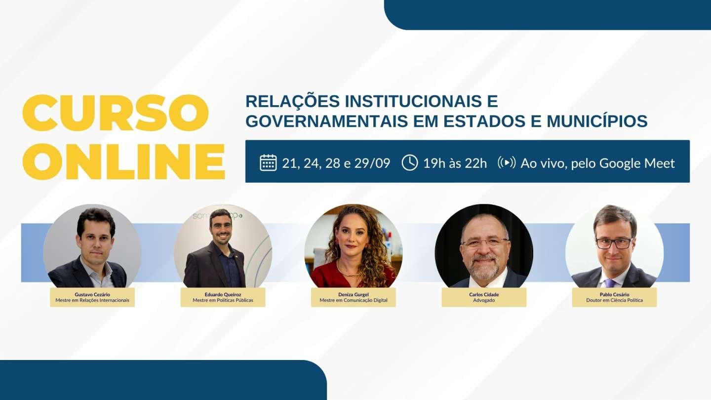 “Relações Institucionais e Governamentais em Estados e Municípios” é o novo curso da ABRIG