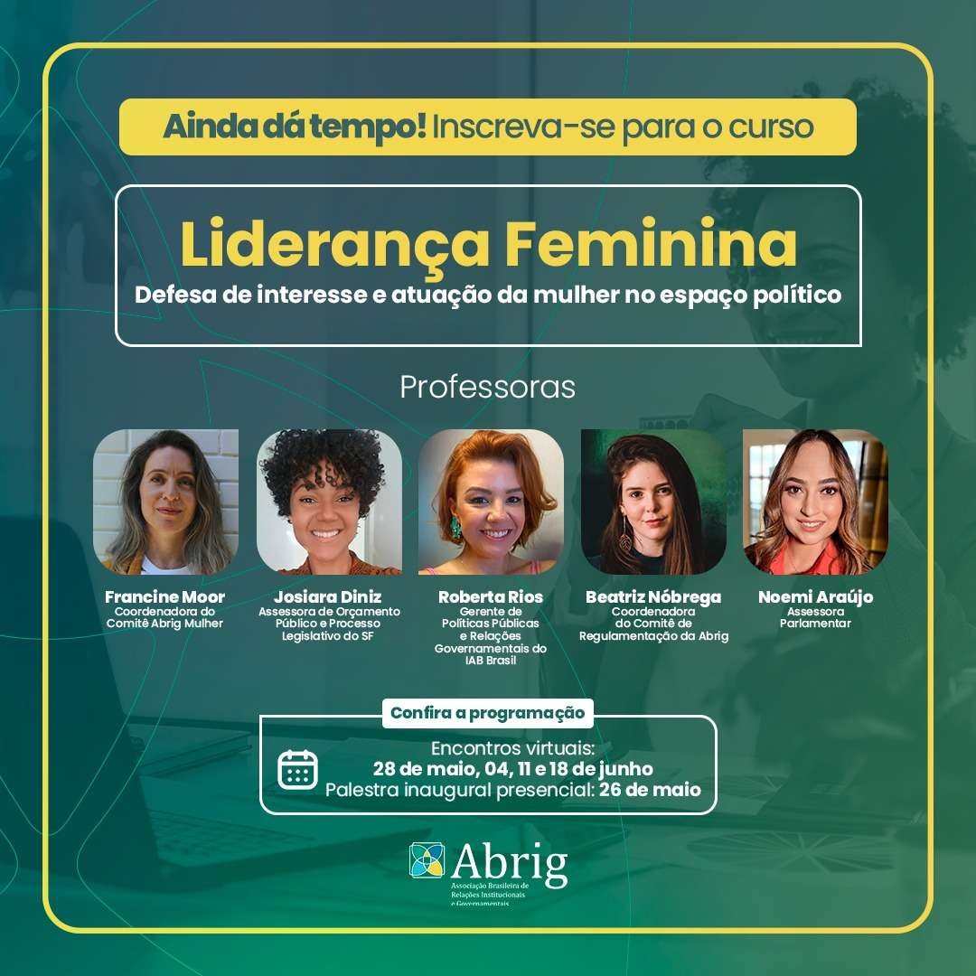 Curso, palestra e conferência discutem a atuação feminina no espaço político